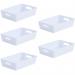 Wham White Rectangular Studio Basket 4.01 2 Litre NWT3879