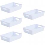 Wham White Rectangular Studio Basket 4.01 2 Litre NWT3879