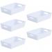 Wham White Rectangular Studio Basket 4.01 2 Litre NWT3879
