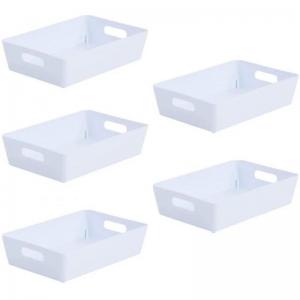 Wham White Rectangular Studio Basket 4.01 2 Litre NWT3879P