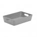 Wham Grey Rectangular Studio Basket 4.01 2 Litre NWT3881