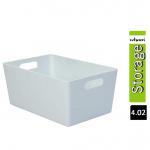 Wham White Rectangular Studio Basket 4.02 3.9 Litre NWT3882