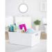 Wham White Rectangular Studio Basket 4.02 3.9 Litre NWT3882