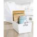 Wham White Rectangular Studio Basket 4.02 3.9 Litre NWT3882