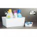 Wham White Rectangular Studio Basket 4.02 3.9 Litre NWT3882