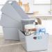 Wham Grey Rectangular Studio Basket 4.02 3.9 Litre NWT3884