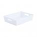 Wham White Rectangular Studio Basket 5.01 6 Litre NWT3885