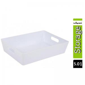 Wham White Rectangular Studio Basket 5.01 6L NWT3885