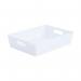 Wham White Rectangular Studio Basket 5.01 6 Litre NWT3885