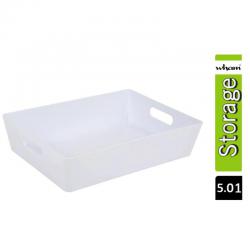 Wham White Rectangular Studio Basket 5.01 6L NWT3885