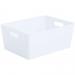 Wham White Rectangular Studio Basket 5.02 11.5 Litre NWT3888