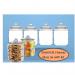 Fixtures Glass Biscotti Biscuit Storage Jar 0.9 Litre NWT3898