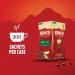 Kenco Decaffeinated Instant Coffee Box of 200 Sticks - PACK (4) NWT389P