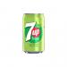 7Up Free Lemon and Lime Canned Soft Drink 330ml (Pack of 24) NWT3910