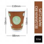12oz Belgravia Biodegradable Double Walled Cups (25s) NWT3927