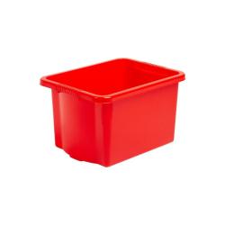 Cheap Stationery Supply of Wham Red Stack & Store Box 24 Litre Office Statationery
