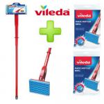 Vileda Magic Flat Mop Head & Handle NWT3966