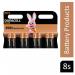 Duracell Plus AA Battery Alkaline 100% Extra Life (Pack of 8) 5009372 NWT3975