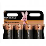Duracell Plus D Battery (Pack of 4) NWT3980