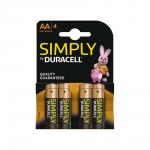 Duracell  AA Simply Battery Pack 4s