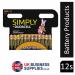 Duracell AA Simply Battery Pack 12s NWT3991