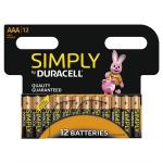 Duracell  AAA Simply Battery Pack 12s