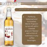 Monin Popcorn Coffee Syrup 1 Litre NWT4009