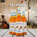 Monin No Added Sugar Salted Caramel Coffee Syrup 1 Litre NWT4013