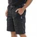Super B-Click Workwear Black 30 Shorts NWT4016-30