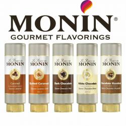 MONIN Premium Dark Chocolate Sauce 500ml for Frappes, Desserts, Cocktails. NWT4020