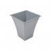 Wham Silver Square Metallica Pot 23cm H307 NWT4039