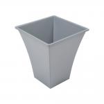 Wham Silver Square Metallica Planter 28cm H308 NWT4040