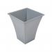 Wham Silver Square Metallica Planter 28cm H308 NWT4040