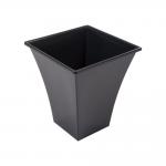 Wham Black Square Metallica Planter 28cm H308 NWT4041