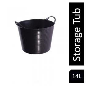 Red Gorilla Tubtrug Black Recycled Tub Small 14 Litre NWT4046