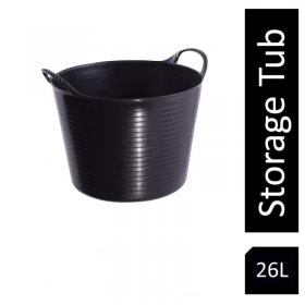 Red Gorilla Tubtrug Black Recycled Tub Medium 26 Litre NWT4047