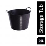 Red Gorilla Tubtrug Black Recycled Tub Medium 26 Litre NWT4047