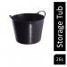 Red Gorilla Tubtrug Black Recycled Tub Medium 26 Litre NWT4047