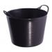 Gorilla Flexi Tub Black Recycled 38 Litre NWT4048