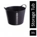 Red Gorilla Tubtrug Black Recycled Tub Large 38 Litre NWT4048