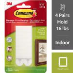 3M Command Picture Hanging Strips Large (Pack of 4) 17206 NWT4063