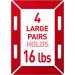 3M Command Picture Hanging Strips Large (Pack of 4) 17206 NWT4063