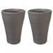 Hereford Taupe 47cm Tall Indoor or Outdoor Planter NWT4085