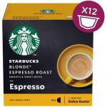 Dolce Gusto Starbucks Blonde Espresso Roast 12s NWT4104