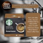 Dolce Gusto Starbucks Americano House Blend 12s - PACK (3) NWT4108P