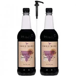 Sweetbird Passionfruit Lemon Iced Tea Syrup 1litre Plastic. NWT4182P