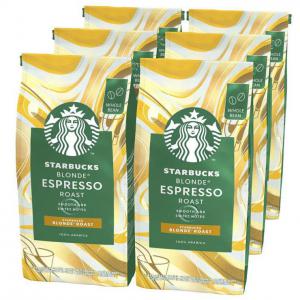 Starbucks Blonde Espresso Roast Coffee Beans 200g - PACK 6 NWT4188P