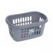 Wham Casa Hipster Silver Laundry Basket - PACK (12) NWT4208P