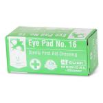 B-Click Medical Eye Pad No. 16 Sterile First Aid Dressing NWT4236