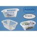 Addis White Laundry Basket 40 Litre NWT4254